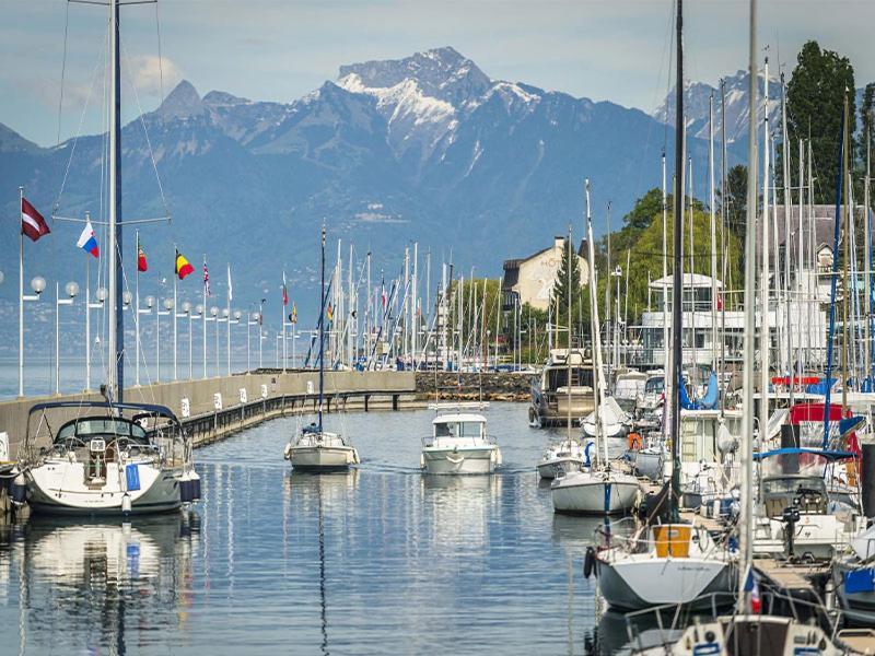 Royal Park Lake View Apartment Évian-les-Bains Eksteriør bilde